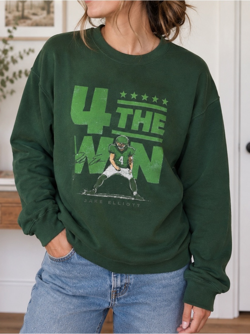 Philadelphia Eagles Jake Elliot Crewneck Sweatshirt